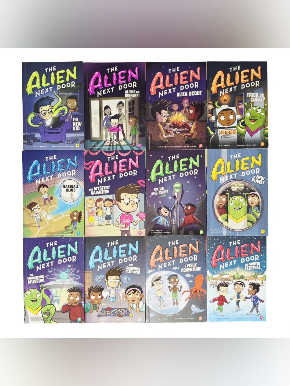 The Alien Next Door Complete Book Set Volume 1-12